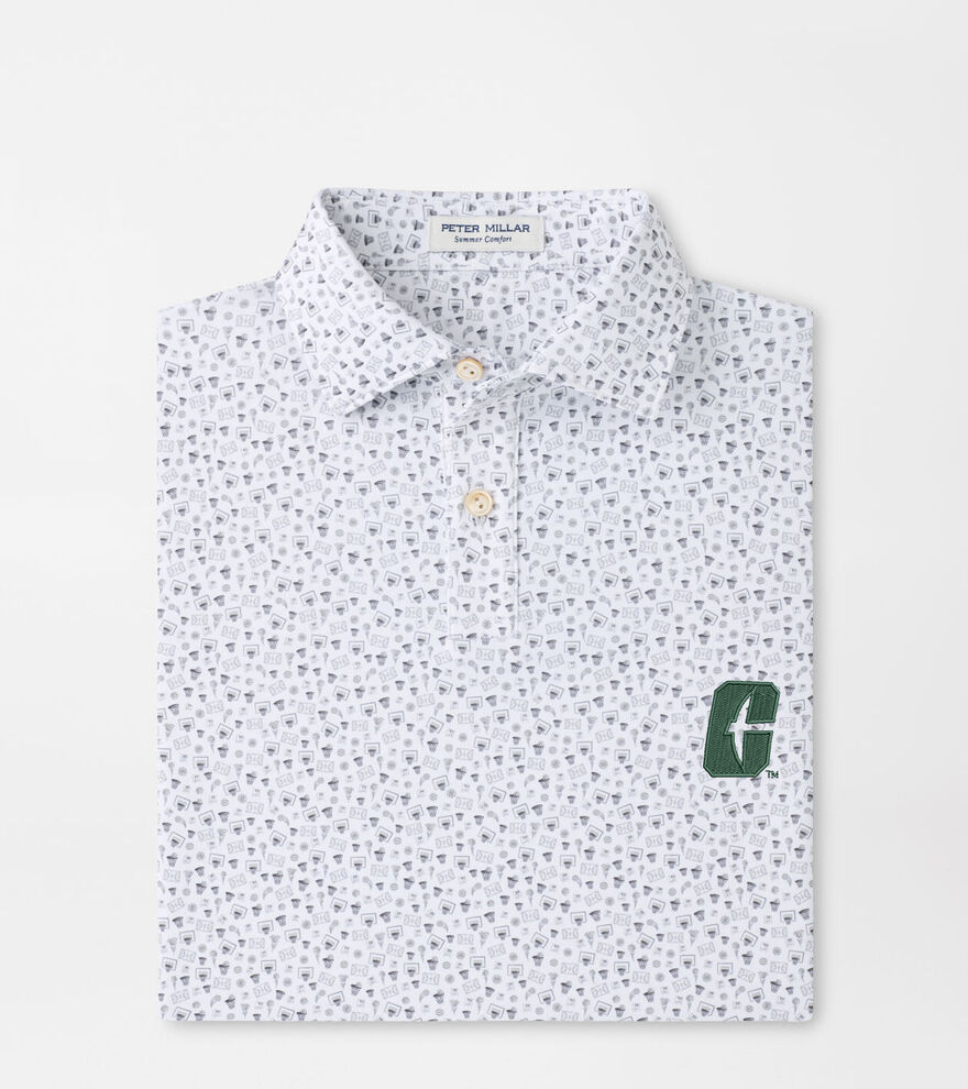 UNC Charlotte Buzzer Beater Youth Performance Jersey Polo image number 1