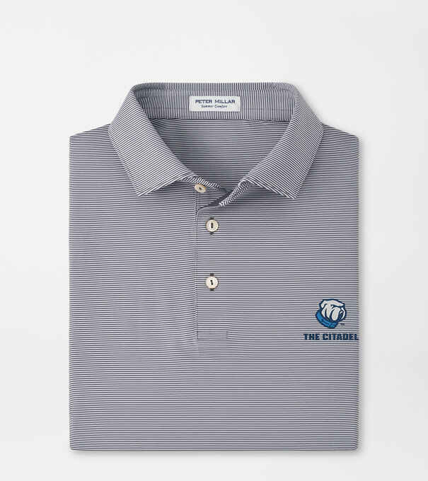The Citadel Jubilee Stripe Performance Polo