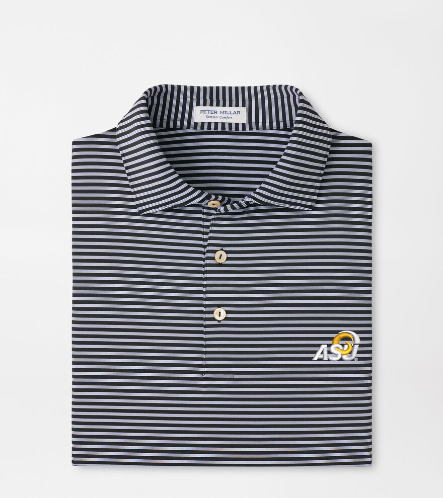 Angelo State University Tiebreaker Performance Jersey Stripe Polo image number 1