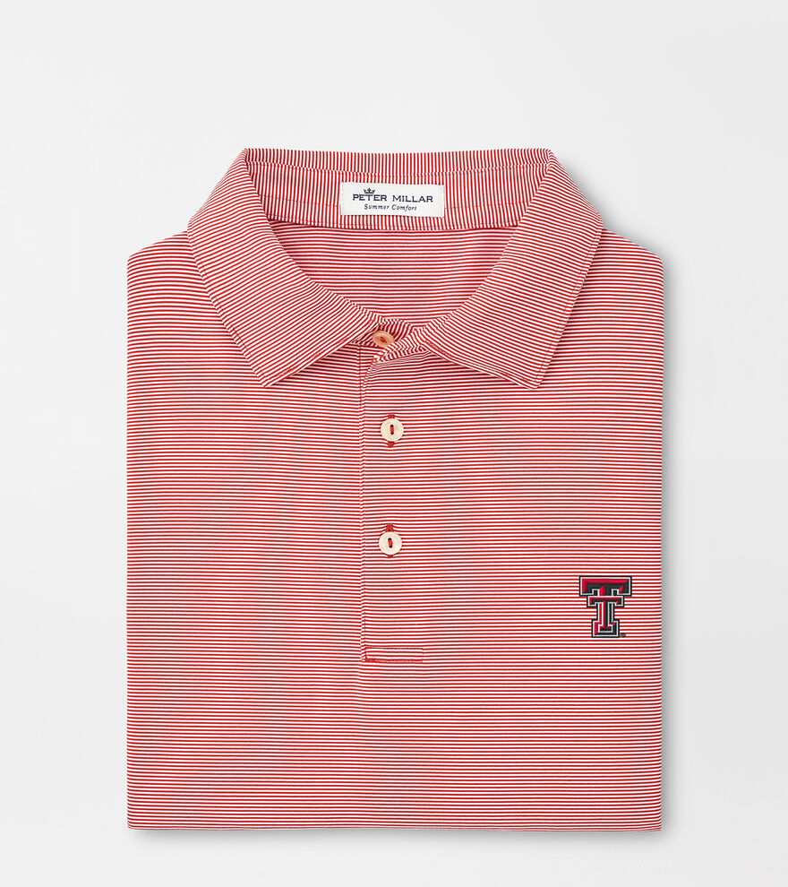 Texas Tech Jubilee Stripe Performance Polo image number 1