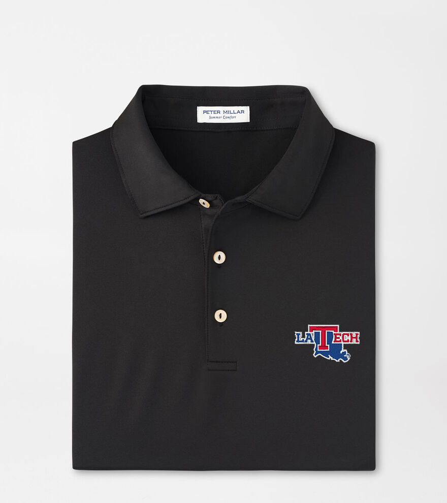 Louisiana Tech Solid Performance Jersey Polo image number 1