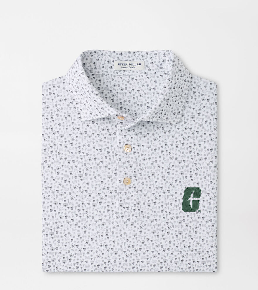 UNC Charlotte Buzzer Beater Performance Jersey Polo image number 1