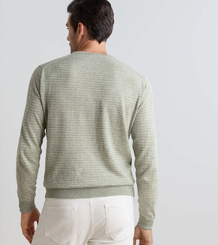 Linus Stripe Crewneck Sweater image number 3