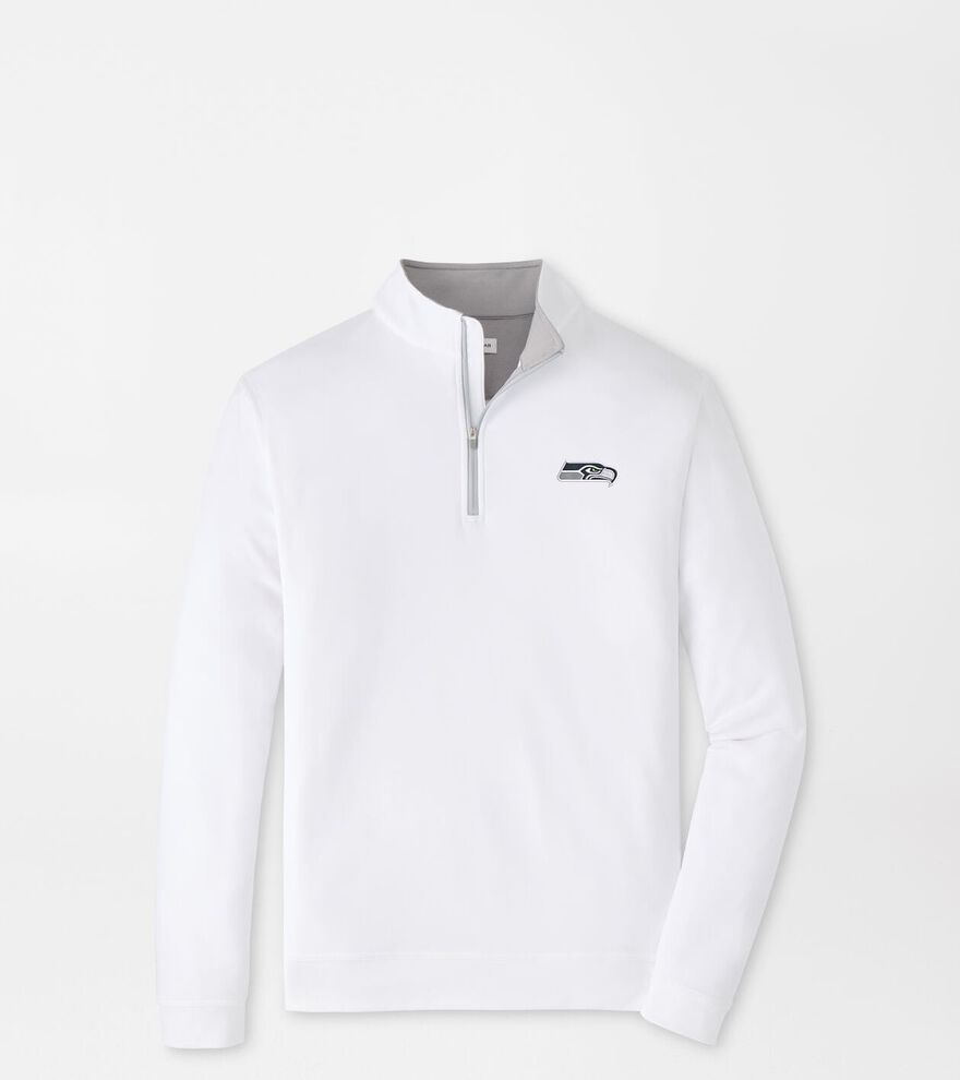 Seattle Seahawks Perth Performance Quarter-Zip image number 1