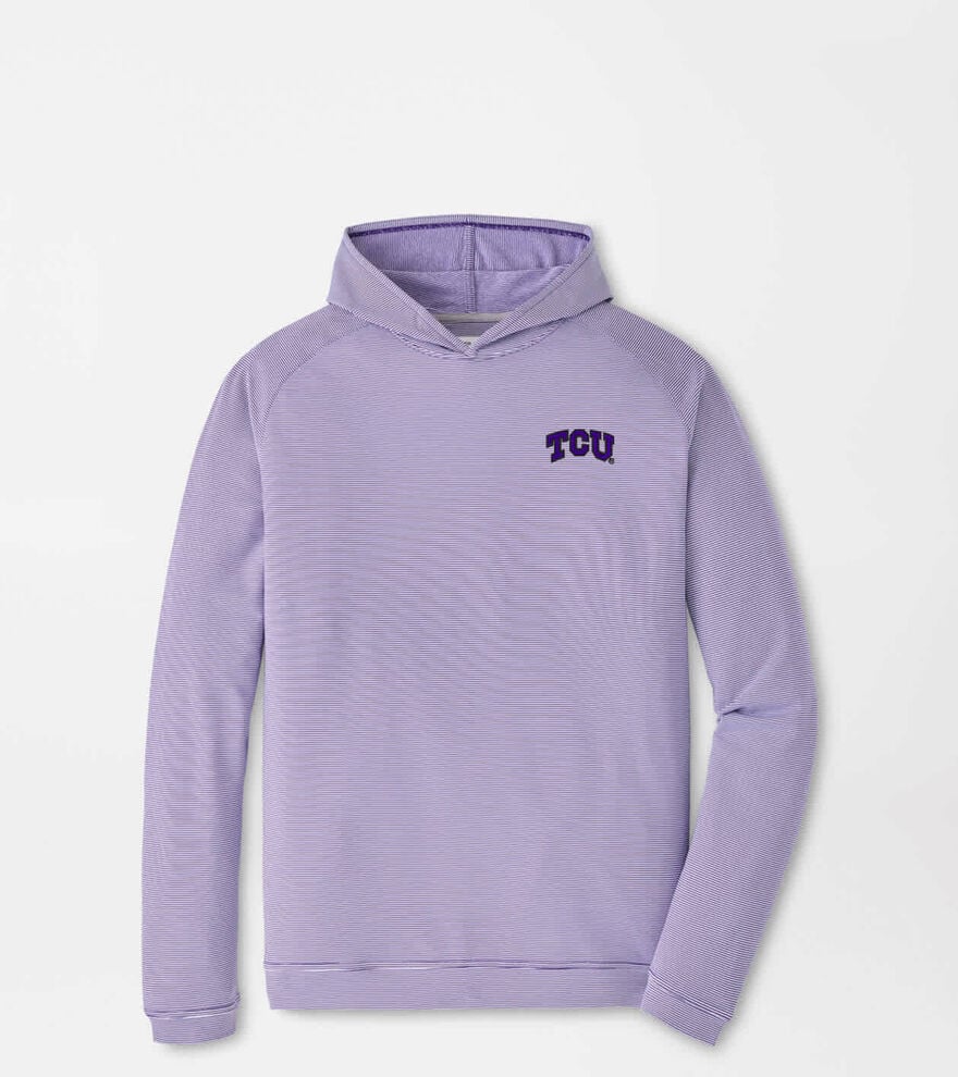 TCU Pine Sugar Stripe Performance Hoodie image number 1