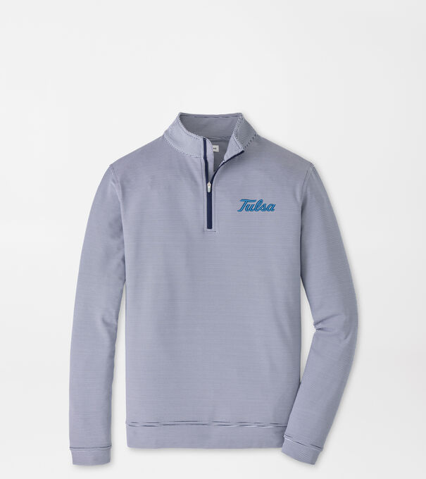 Tulsa Perth Sugar Stripe Performance Quarter-Zip