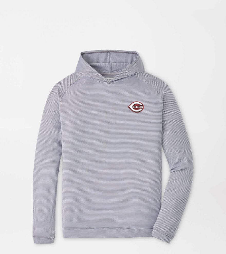 Cincinnati Reds Pine Sugar Stripe Performance Hoodie