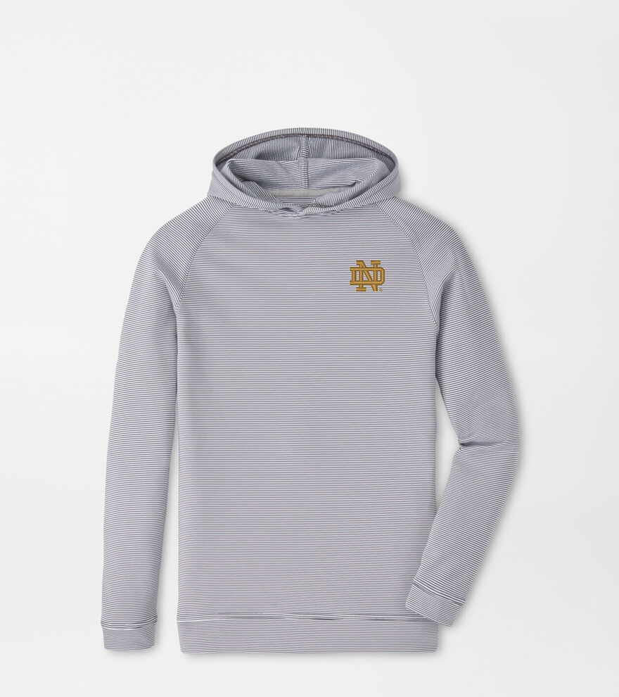 Notre Dame Pine Youth Sugar Stripe Performance Hoodie image number 1