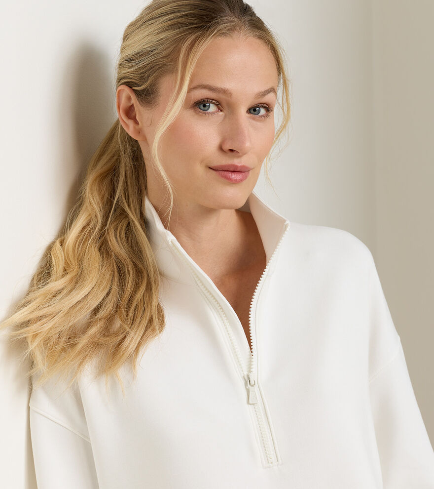 Flora Knit Half-Zip Pullover image number 5