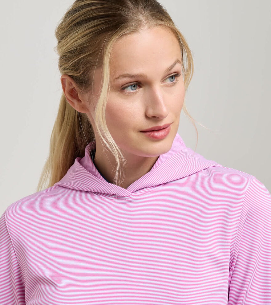 Sugar Stripe Pine Performance Hoodie - Alternate Image 4