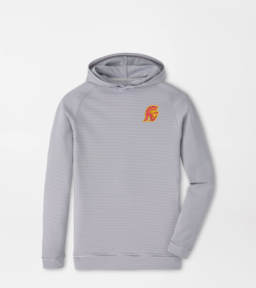 USC Trojan Pine Youth Sugar Stripe Performance Hoodie image number 1