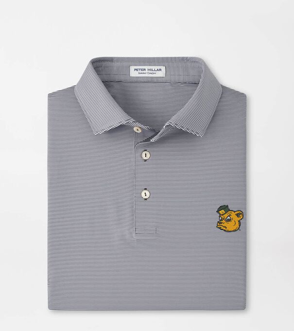 Baylor Vault Jubilee Stripe Performance Polo
