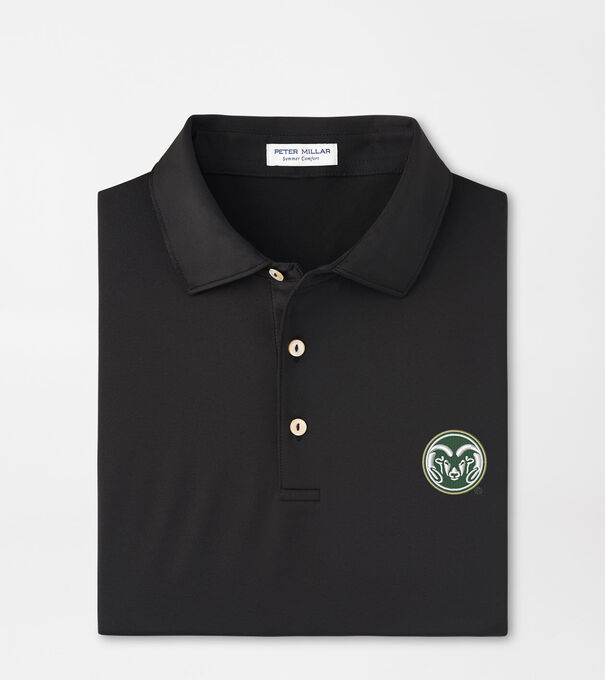 Colorado State Solid Performance Jersey Polo