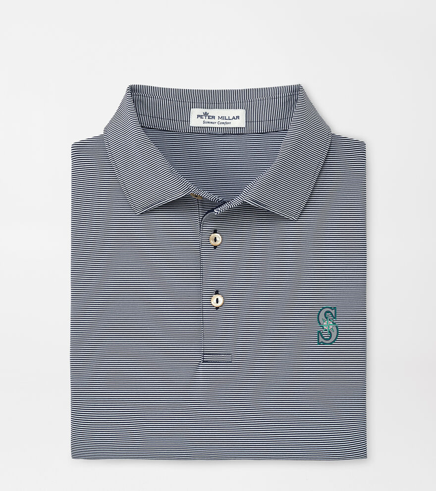 Seattle Mariners Jubilee Stripe Performance Polo image number 1