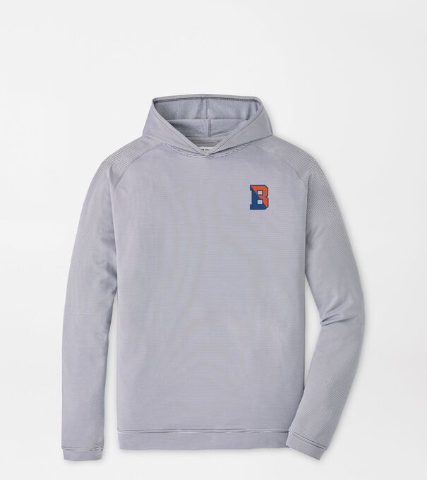 Bucknell Pine Sugar Stripe Performance Hoodie