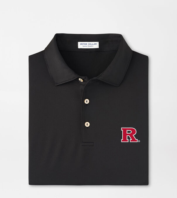 Rutgers Solid Performance Jersey Polo
