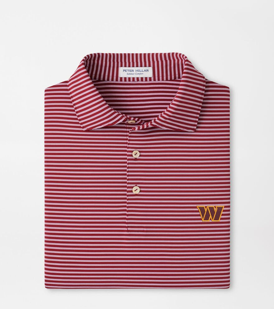Washington Commanders Tiebreaker Performance Jersey Stripe Polo image number 1