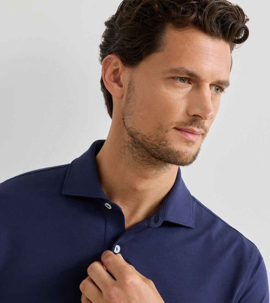 Albatross Cotton-Blend Piqu&eacute; Polo - Alternate Image 4