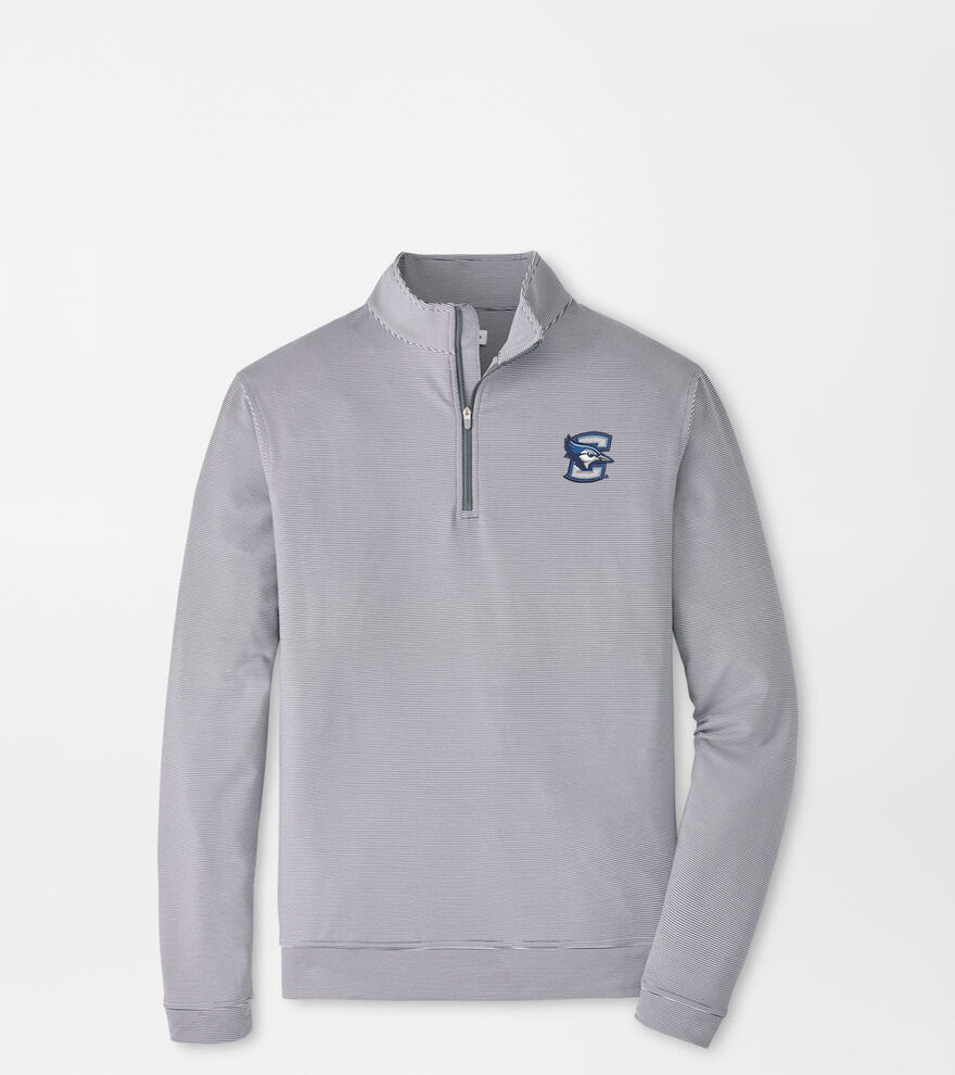 Creighton Perth Sugar Stripe Performance Quarter-Zip image number 1