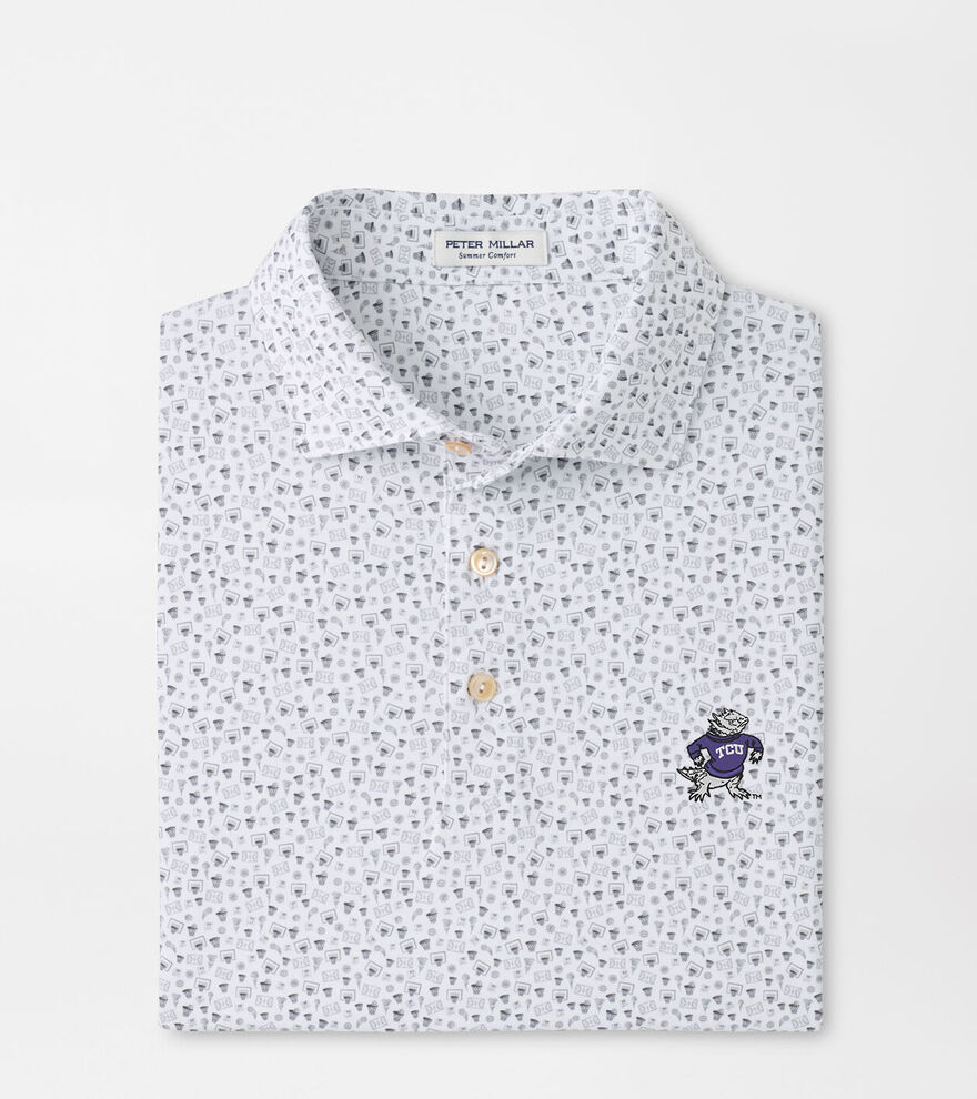 TCU Vault Buzzer Beater Performance Jersey Polo image number 1
