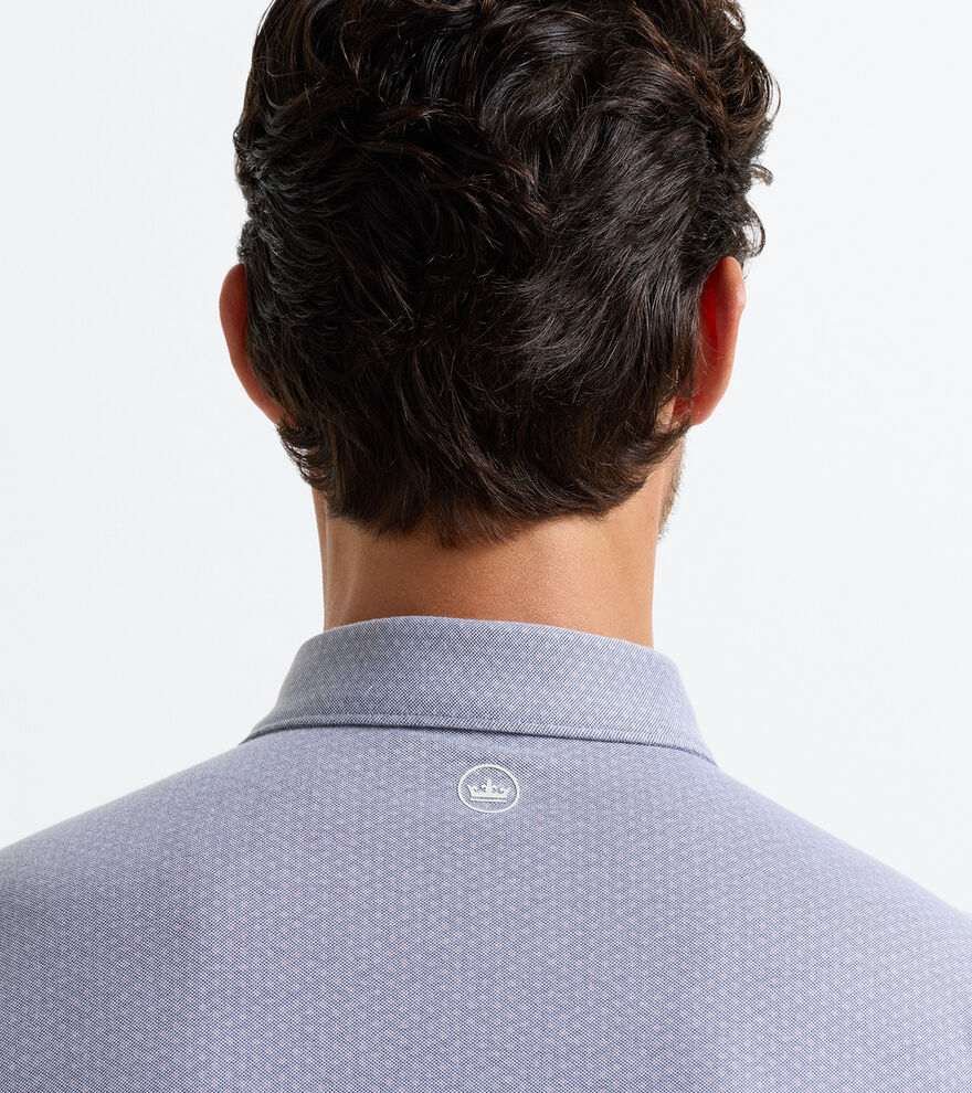 Albatross Diamond Cotton-Blend Piqu&eacute; Polo - Alternate Image 3