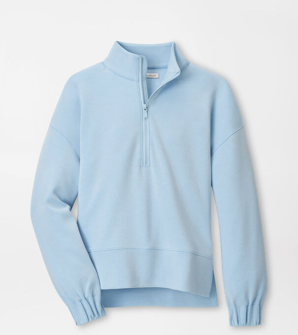 Flora Knit M&eacute;lange Half-Zip Pullover