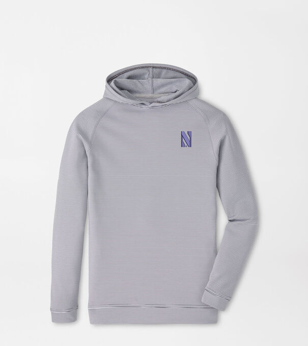 Northwestern Pine Youth Sugar Stripe Performance Hoodie