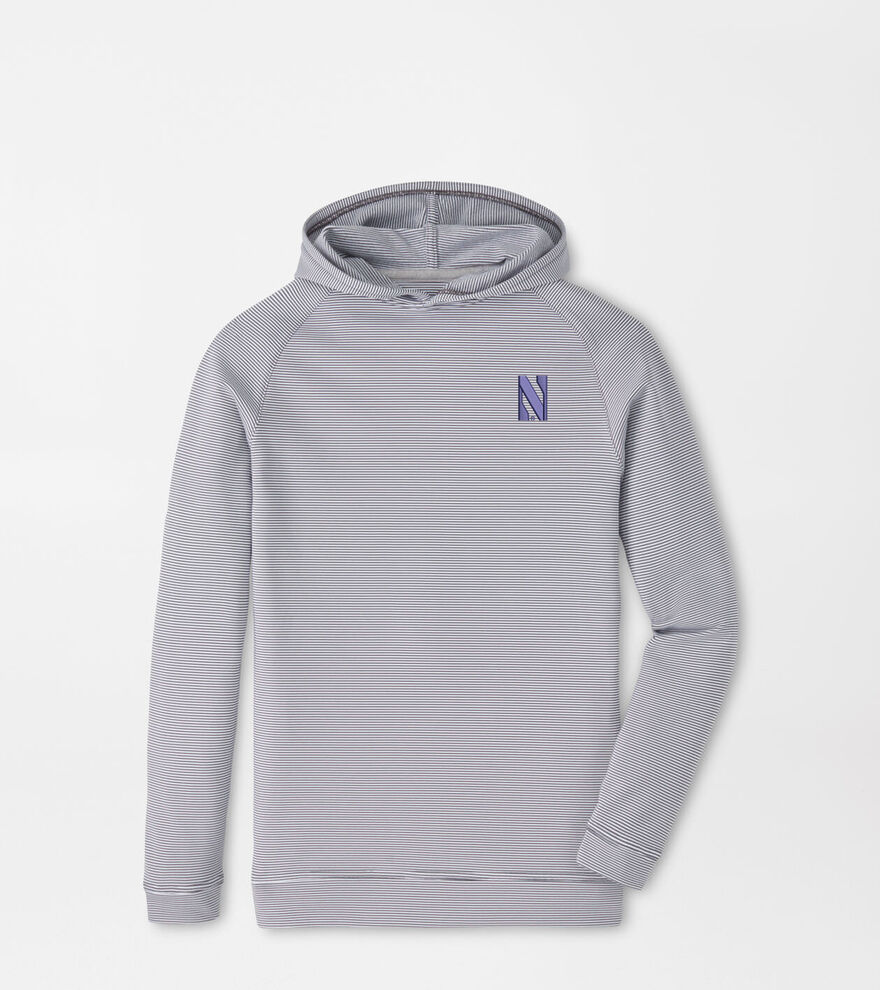 Northwestern Pine Youth Sugar Stripe Performance Hoodie image number 1