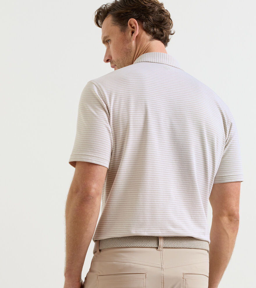 Albatross Stripe Cotton-Blend Piqu&eacute; Polo - Alternate Image 2