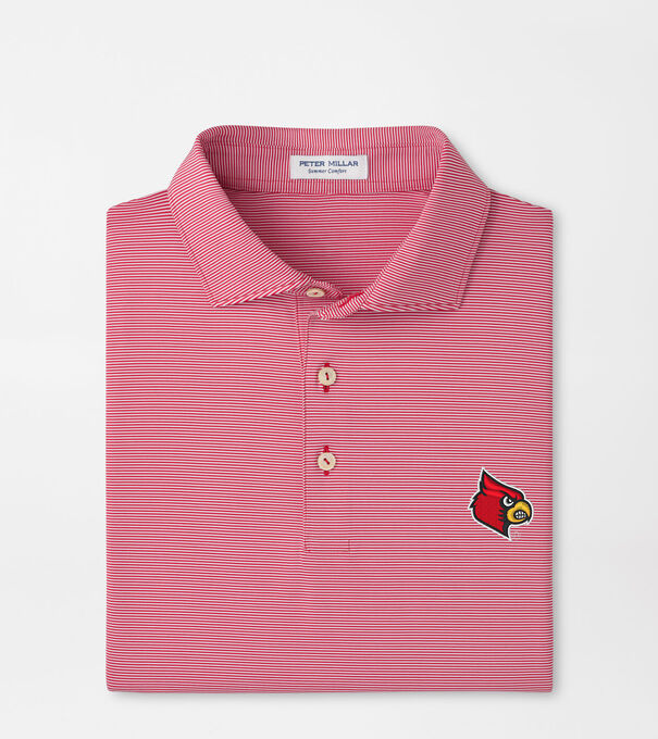 Louisville Jubilee Stripe Performance Polo
