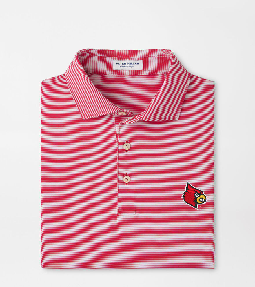 Louisville Jubilee Stripe Performance Polo image number 1