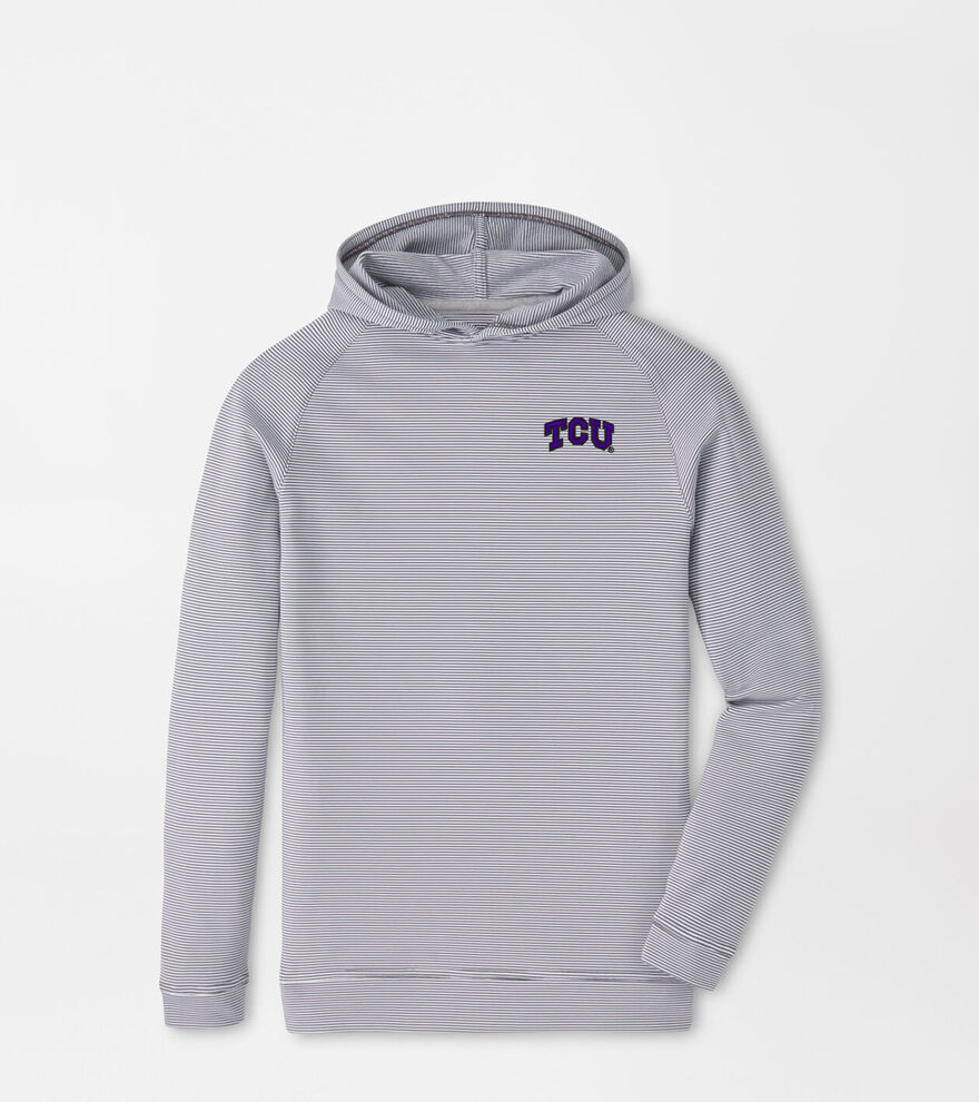 TCU Pine Youth Sugar Stripe Performance Hoodie image number 1