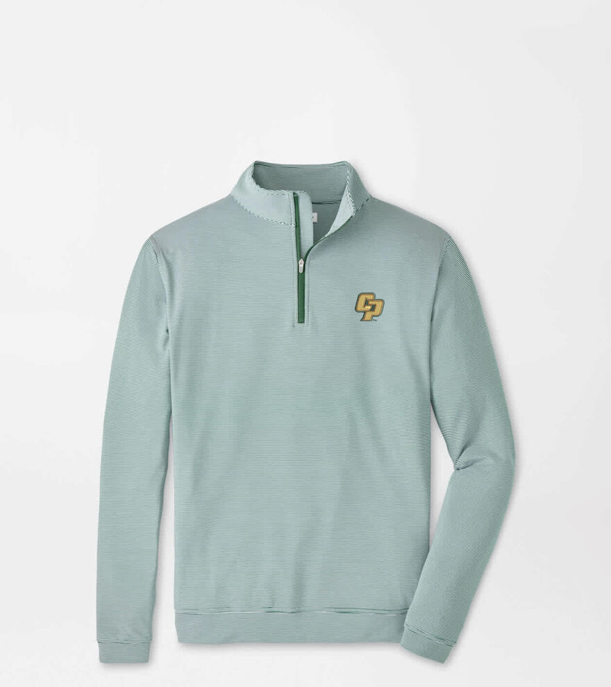 CalPoly Perth Mini-Stripe Performance Pullover