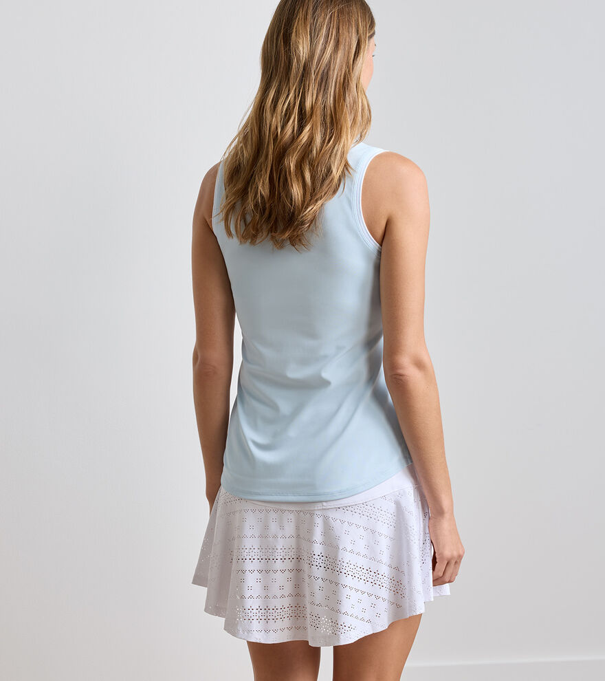 Canterbury Tipped Sport Mesh Sleeveless Polo image number 3