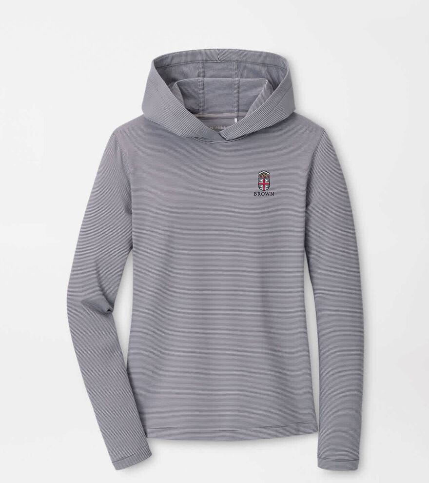 Brown University Women's Pine Sugar Stripe Performance Hoodie