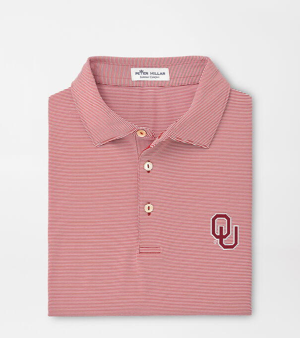 Oklahoma Jubilee Stripe Performance Polo