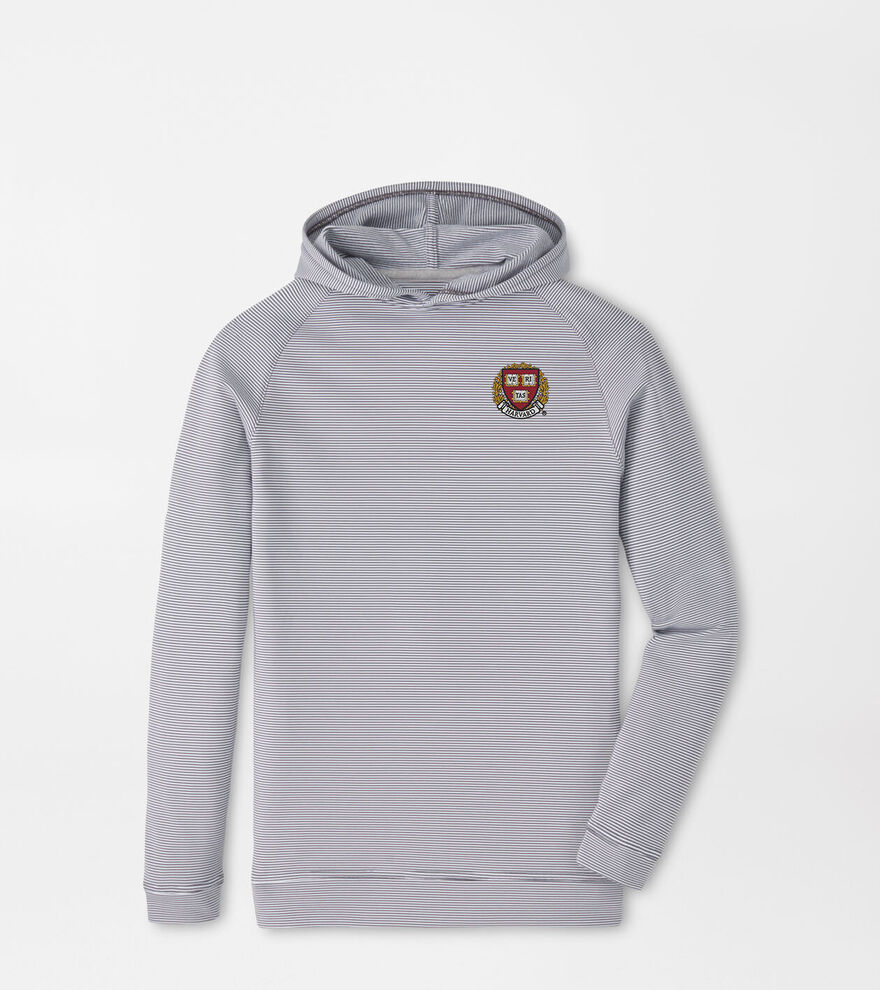 Harvard Pine Youth Sugar Stripe Performance Hoodie image number 1