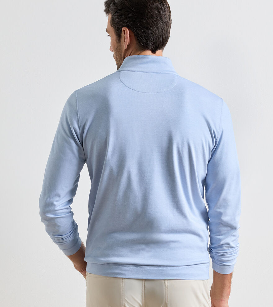 Albatross Cotton-Blend Piqu&eacute; Quarter-Zip - Alternate Image 2