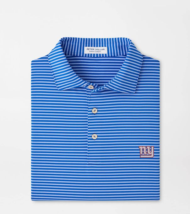 New York Giants Tiebreaker Performance Jersey Stripe Polo