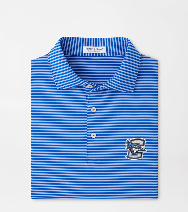 Creighton Tiebreaker Performance Jersey Stripe Polo