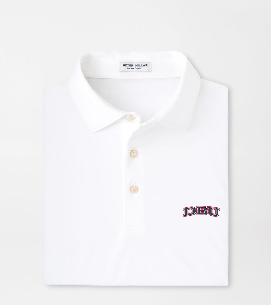 Dallas Baptist University Solid Performance Jersey Polo image number 1