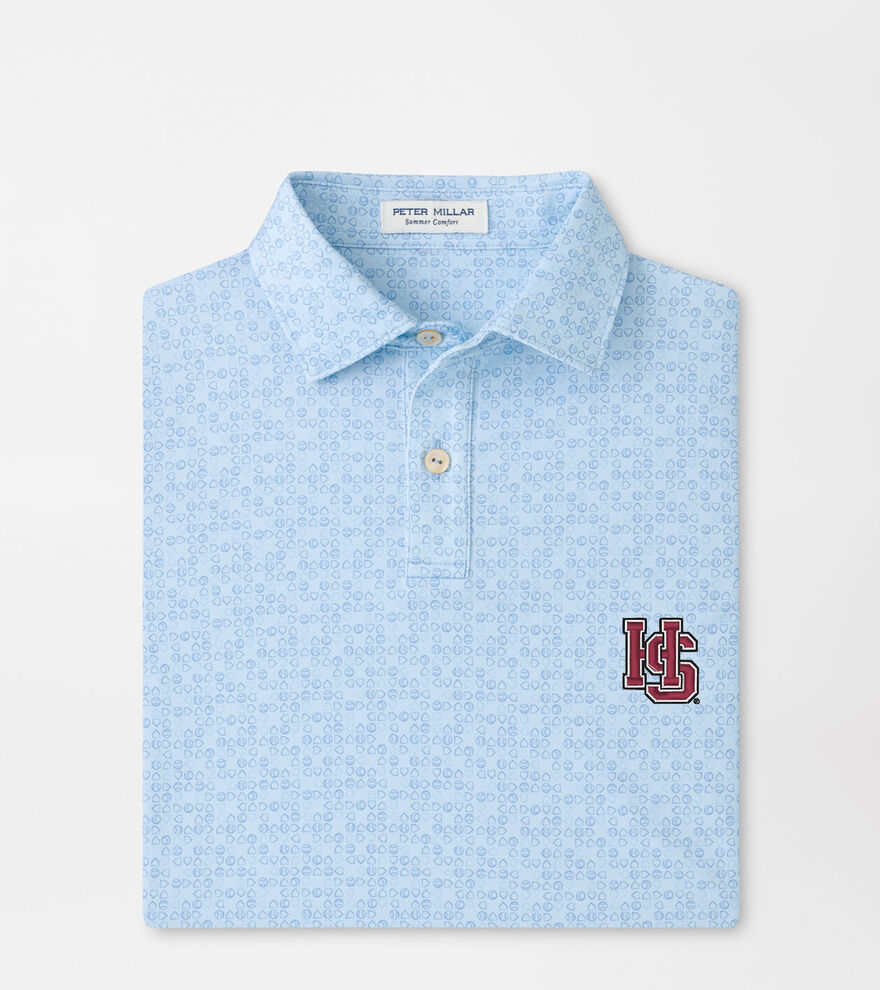 Hampden Sydney Bases Loaded Youth Performance Jersey Polo image number 1