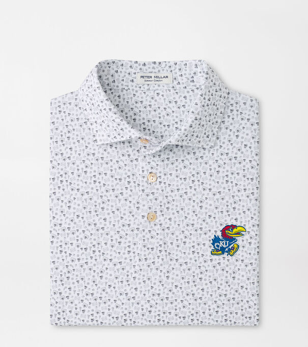 Kansas Buzzer Beater Performance Jersey Polo