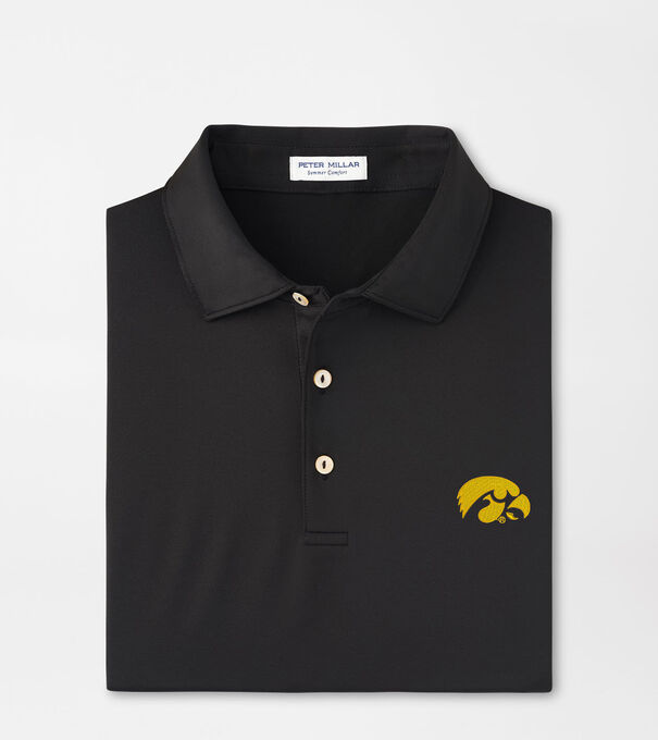 Iowa Solid Performance Jersey Polo