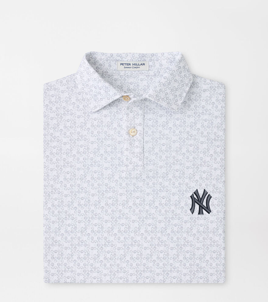 New York Yankees Bases Loaded Youth Performance Jersey Polo image number 1