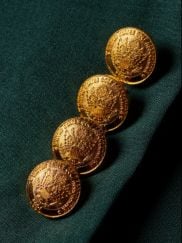 Closeup of Green Peter Millar Walker Cup Blazer